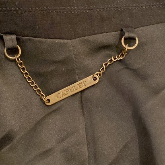 Anthropologie Capulet black and white Leaf print relaxed fit blazer. Size S - Picture 4 of 8